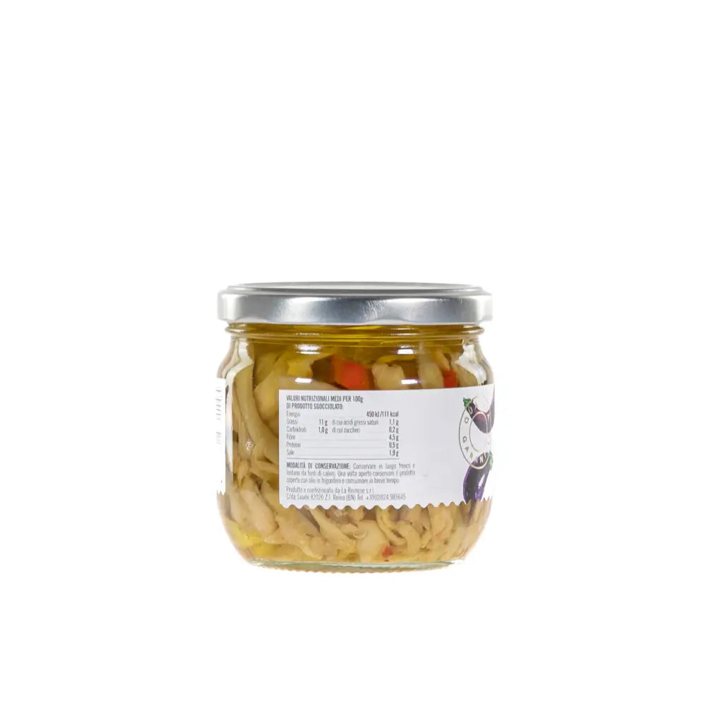 MELANZANE A FILETTI IN OLIO DI SEMI DI GIRASOLE - 320 G