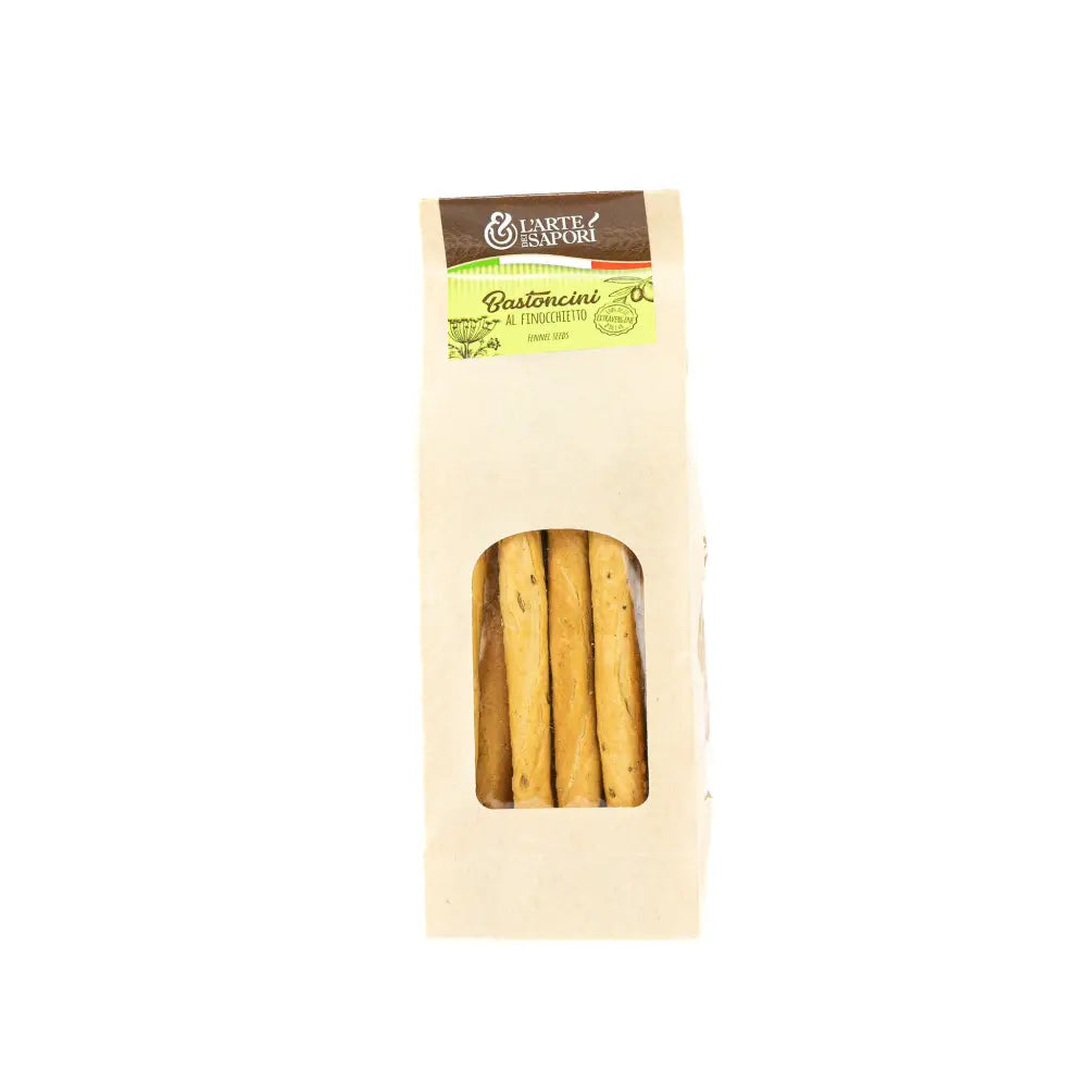 BASTONCINI AL FINOCCHIETTO PRODOTTO ARTIGIANALE CON LIEVITO NATURALE - 200 G